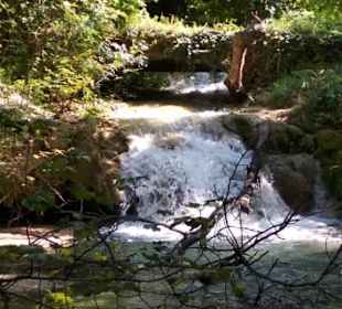 Das Gelände vor dem großen Wasserfsll