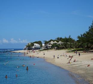 Eindrücke vom Strand in Saint-Pierre