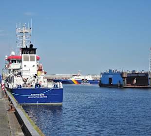 Gastrozeile am Neuen Fischereihafen