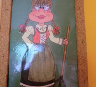 Lustige WC-Kennzeichnung