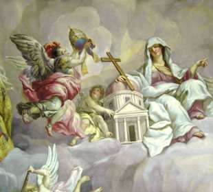 Karlskirche - Rottmayr Kuppelfresken (4)