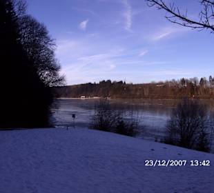 am Lechufer Wintersonne
