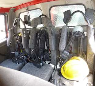 Im großem Feuerwehrtruck