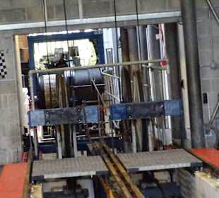 Seilwinde in der Mittelstation