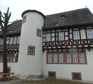 Blick zum Brüder-Grimm-Haus in Steinau