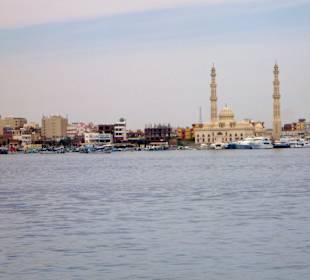Blick auf die Moschee von Hurghada
