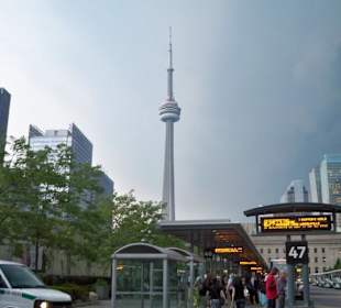 Blick auf CN Tower in Toronto