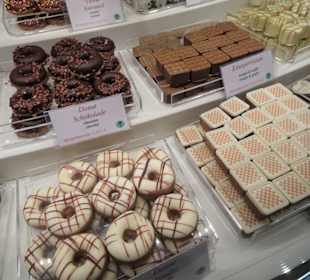 Im Museumsshop des Schokoladenmuseums