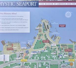 Mystic Seaport Karte