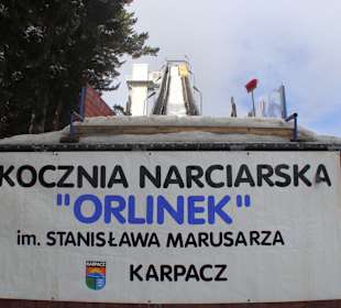 Koniec najazdu skoczni.