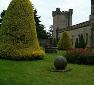 Tereny zieleni w parku alton towers