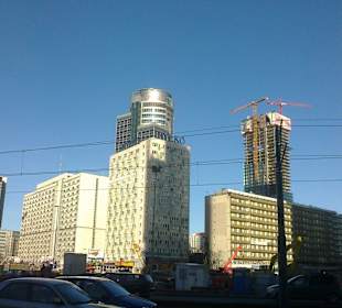 Wieżowce w Warszawie.