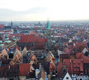 Vom Sinwellturm aus: Richtung Altstadt 