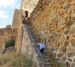 Aufsteig zum Turm und Mauer
