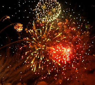 Das Abschlussfeuerwerk im Bild