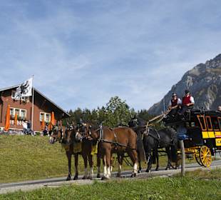 Postkutsche auf der Schwägalp