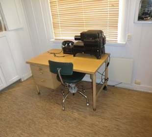 Büro von einst der Flam Bahn