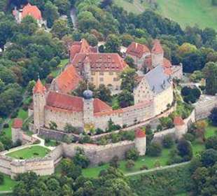 Luftbild der Veste Coburg