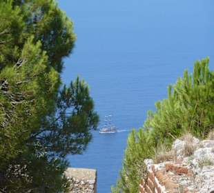 Aussicht von der Burg aus