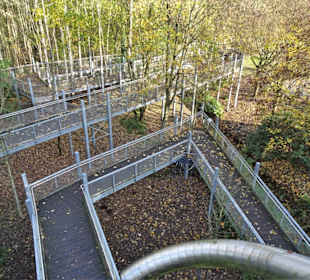 Aufgang zum Aussichtsturm im Stadtpark