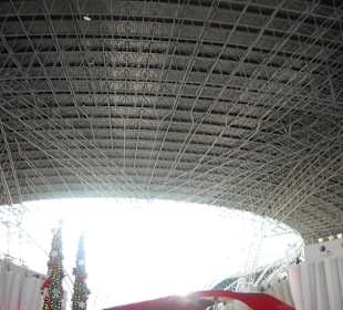 Yas Island Abu D. Ferrari World - Dachkonstruktion