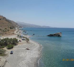 Strand - Parkplätze von andere Seite