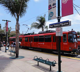 Endstation der Straßenbahn