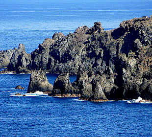 Blick vom Mirador in Richtung Osten zum Meer