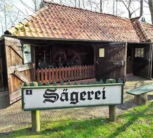 Das Sägewerk im Dörpmuseum Münkeboe