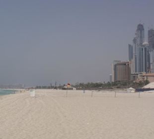 Blick über den Strand von Jumeirah