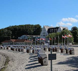 Blick auf die Strandpromenade