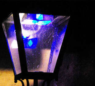 Laternen in Blau