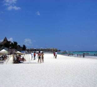 Strand in Richtung Tulum
