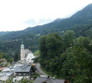 Blick auf Berchtesgaden (Weg zum Kalvarienberg)