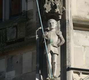 Der Hl. Mauritius an der Kirche St. Moriz