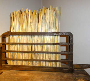 Schneidemaschine für Strohhalme