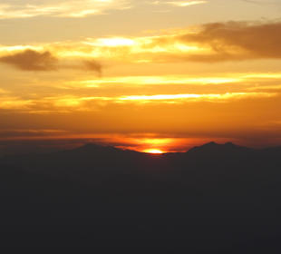 Sonnenaufgang vom Adams Peak