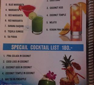 Bar rechts vom Manathai Khao Lak