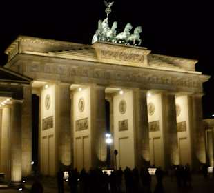 Nachts auf dem Pariser Platz