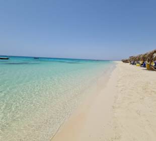 Weisser Sandstrand von Mahmaya