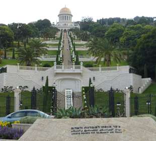 Blick von German Colony Ben Gurion Avenue