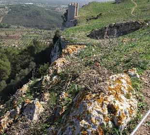 Da geht es steil nach unten