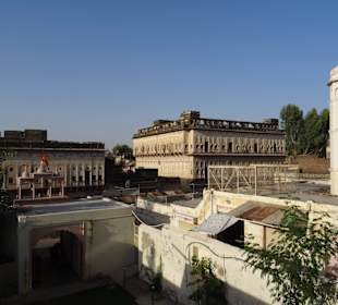 Alte verzierte Häuser in Mandawa