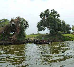 Bootsanleger Lake Mburo