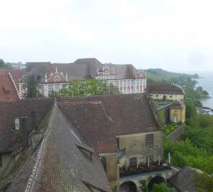 Blick von Burg Meersburg zum Neuen Schloss