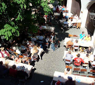 Biergarten im Hofbräuhaus