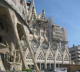 Teilansicht Sagrada Familia