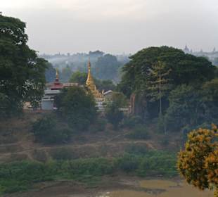 Ballonfahrt am frühen Morgen