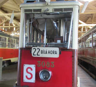 Im Museum des öffentlichen Peronennahverkehrs