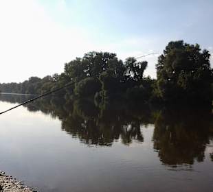 Beautifull afternoon on the river bank